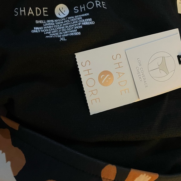 Shade & Shore Strappy Side Cheeky Bikini Bottom Animal Print - Picture 6 of 6